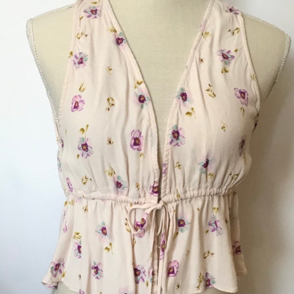 Floral Crop Blouse